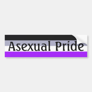 Adesivo Para Carro Sinalizador de Preenchimento do Orgulho Asexual (T