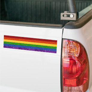 Adesivo Para Carro Sinalizador do Orgulho Arco-Íris LGBT