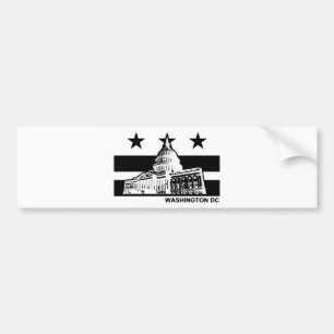 Adesivo Para Carro Sinalizador Washington DC