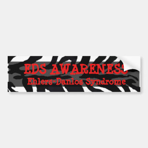 Adesivo Para Carro Síndrome de EDS Ehlers-Danlos Bumper Sticker