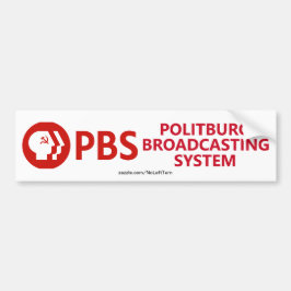 Adesivo Para Carro Sistema de radiodifusão PBS Politburo