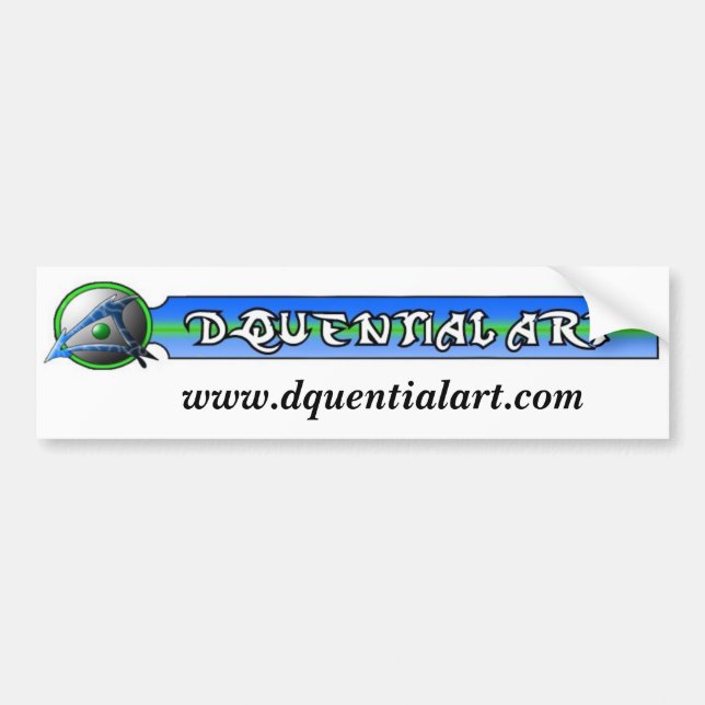 Adesivo Para Carro Sitcker do pára-choque da arte de Dquential (Frente)