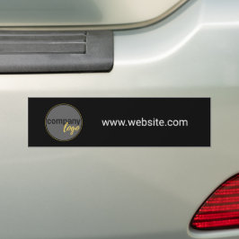 ADESIVO PARA CARRO SITE PRETO DA EMPRESA DE LOGOTIPO MINIMALISTA
