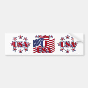 Adesivo Para Carro Skating USA