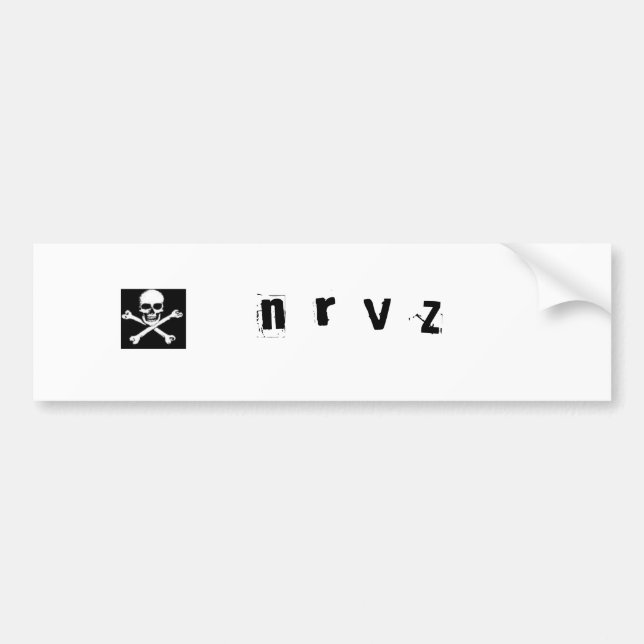 Adesivo Para Carro skull2, n r v z (Frente)