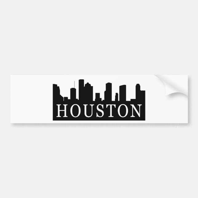 Adesivo Para Carro Skyline de Houston (Frente)