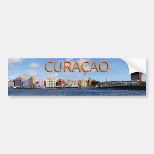 Adesivo Para Carro Skyline de Willemstad, Curaçao (personalizável)