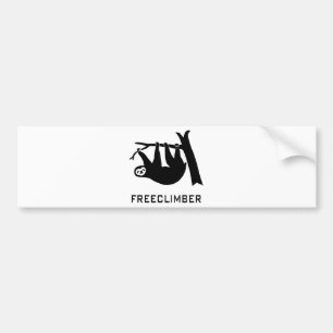 Adesivo Para Carro sloth faultier animal pútrido climber freeclimber