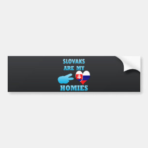 Adesivo Para Carro Slovaks é meu Homies