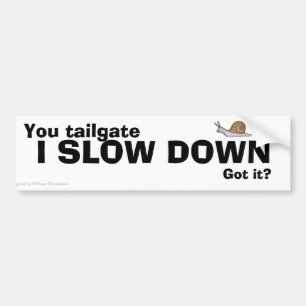 Adesivo Para Carro Slow Down