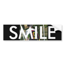 SMILE VINATGE BUMBERSTICKER