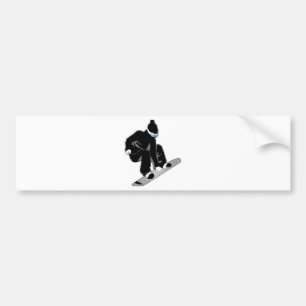 Adesivo Para Carro Snowboarding