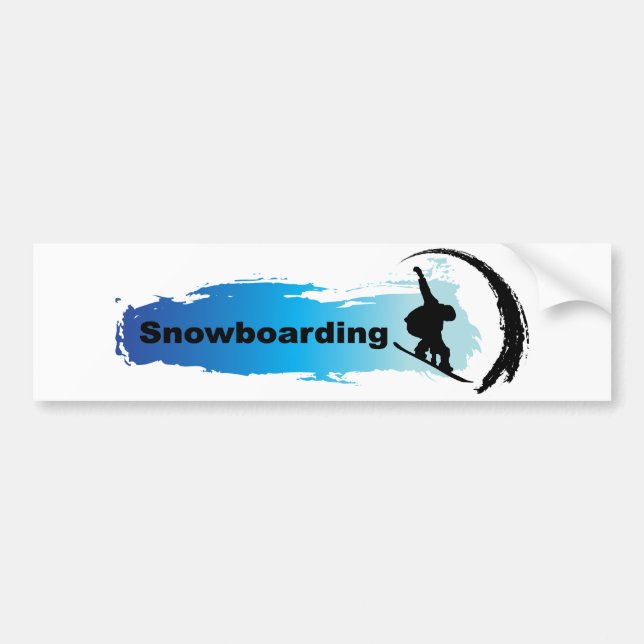 Adesivo Para Carro Snowboarding original (Frente)