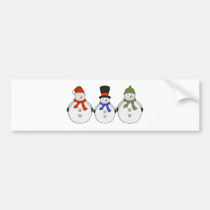 Adesivo Para Carro Snowmen Winter veio