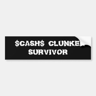 ADESIVO PARA CARRO SOBREVIVENTE DO CLUNKER DE CASH$