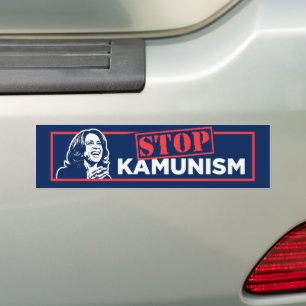 Adesivo Para Carro Socialismo Anti-Kamala Comunismo Pára Kamunismo