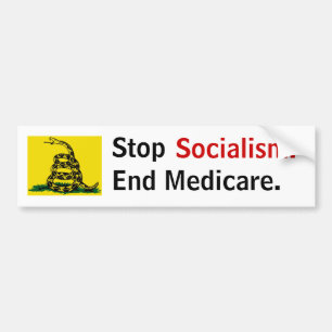 Adesivo Para Carro Socialismo da parada - extremidade Medicare