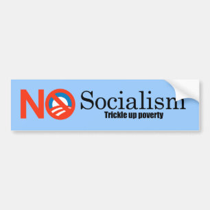 Adesivo Para Carro Socialismo - gotejamento acima da pobreza