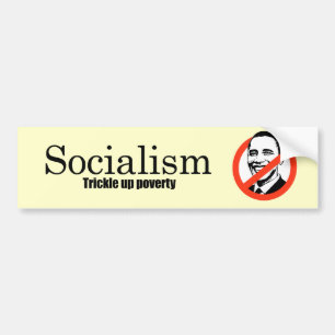 Adesivo Para Carro Socialismo - gotejamento acima da pobreza