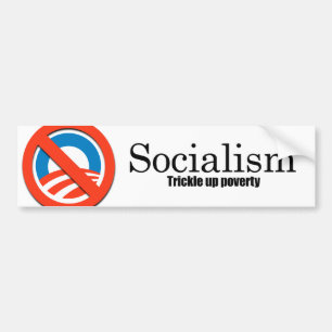 Adesivo Para Carro Socialismo - gotejamento acima da pobreza