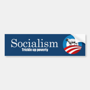 Adesivo Para Carro Socialismo - gotejamento acima da pobreza