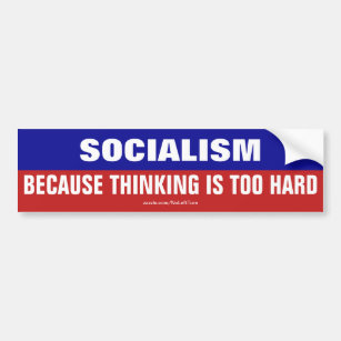 Adesivo Para Carro Socialismo Porque Pensar É Muito Duro