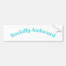 Adesivo Para Carro Socialmente Desajeitado