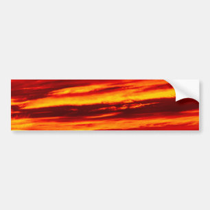 Adesivo Para Carro Sol Vermelho Brilhante