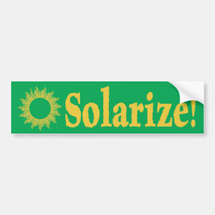 Adesivo Para Carro Solarize! Autocolante no vidro traseiro da energia