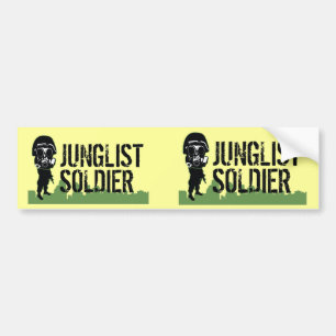Adesivo Para Carro Soldado de Junglist
