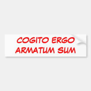 ADESIVO PARA CARRO SOMA DE COGITO ERGOARMATUM