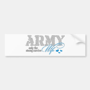Adesivo Para Carro Somente o fortes sobrevivem ao exército