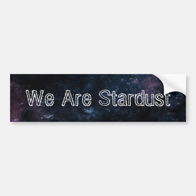 Adesivo Para Carro Somos Estrelas De Bumper (Frente)