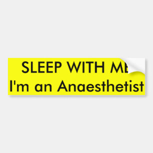 Adesivo Para Carro SONO COM MIM eu sou um Anaesthetist