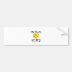 Adesivo Para Carro Sorria Se Você Adora Pescar