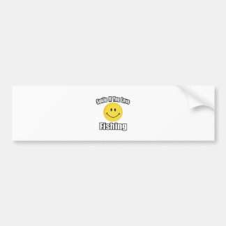Adesivo Para Carro Sorria Se Você Adora Pescar