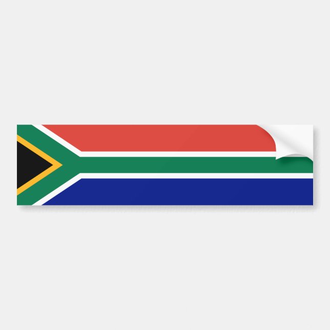 Adesivo Para Carro South Africa Flag (Frente)