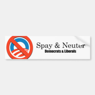 Adesivo Para Carro Spay e neutralize liberais