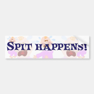 Adesivo Para Carro Spit Acontece Com O Bumper Sticker