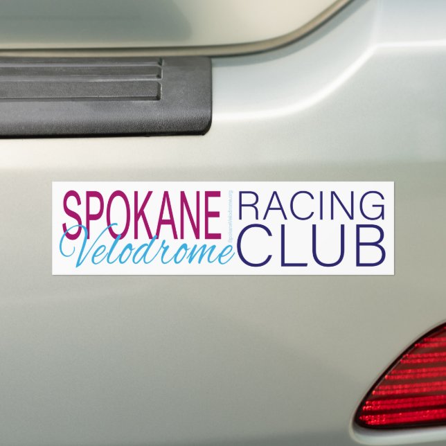 Adesivo Para Carro Spokane Velodrome Racing Club (No carro)