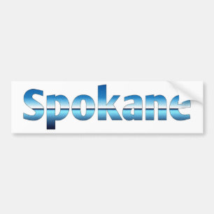 Adesivo Para Carro Spokane WA Azul