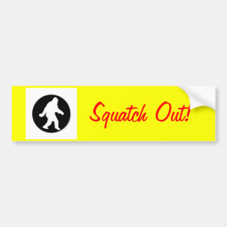 Adesivo Para Carro squatch.png, Squatch para fora!