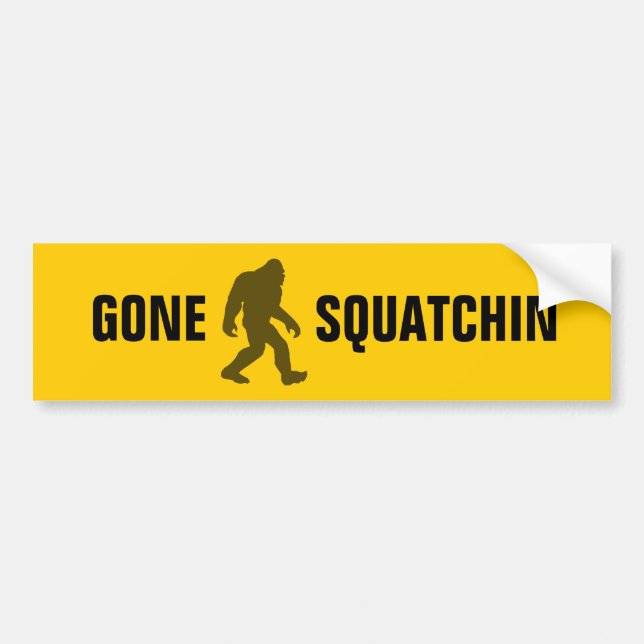 Adesivo Para Carro Squatchin ido (Frente)
