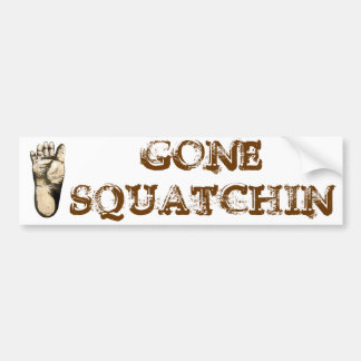 Adesivo Para Carro Squatchin ido (tributo a todos os caçadores