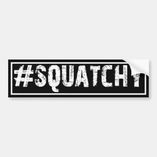 Adesivo Para Carro #SQUATCHY - Bigfoot