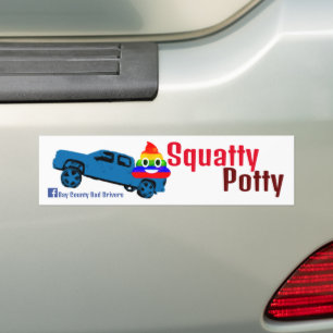 Adesivo Para Carro Squatty Potty