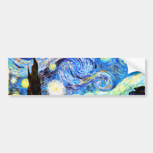 Adesivo Para Carro Starry Night Van Gogh Fine Art