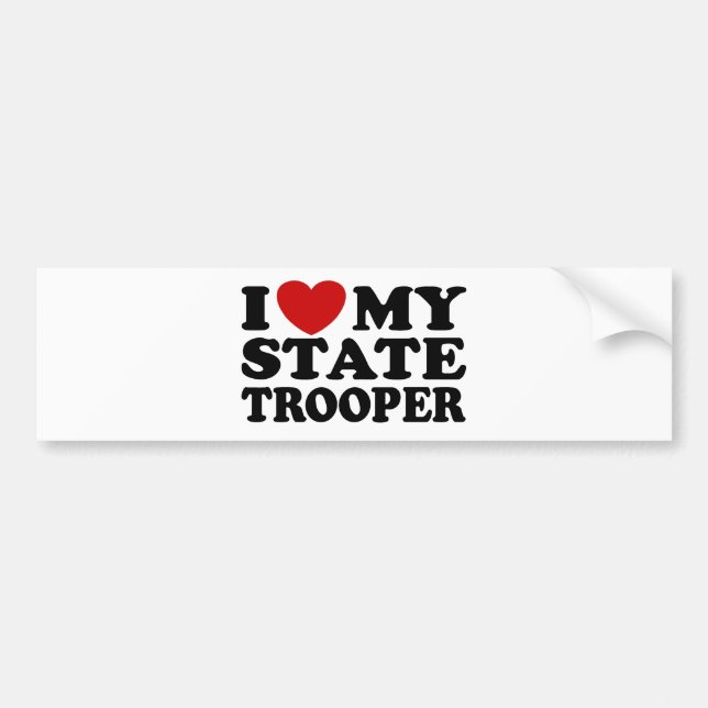 Adesivo Para Carro State Trooper (Frente)