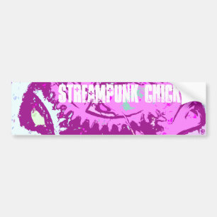 Adesivo Para Carro steampunk cor-de-rosa