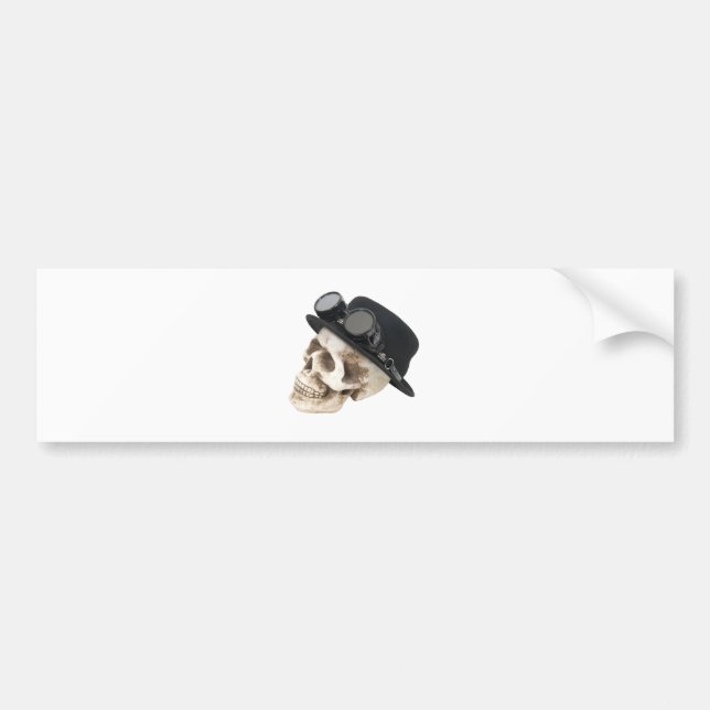 Adesivo Para Carro SteamPunkSkull073109 (Frente)